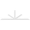 Ekena Millwork Saratoga Architectural Grade PVC Gable Bracket, 108"W x 36"H x 4"D x 4"F, 8/12 Pitch GBP108X36X0404SAR00 - alternate 3